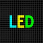 led scroller android application logo